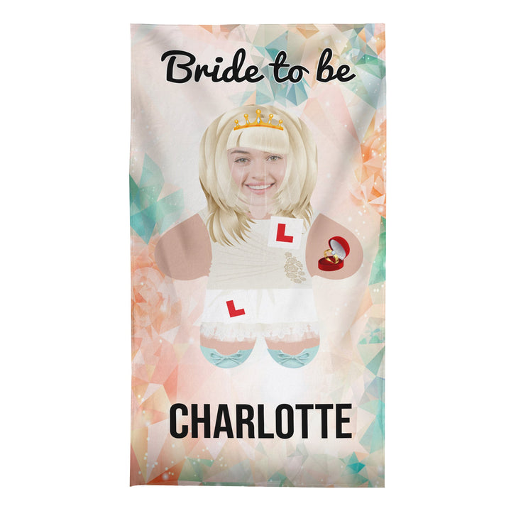 Create Your Own Mini Me™ - Personalised Lightweight, Microfibre Beach Towel - 150cm x 75cm