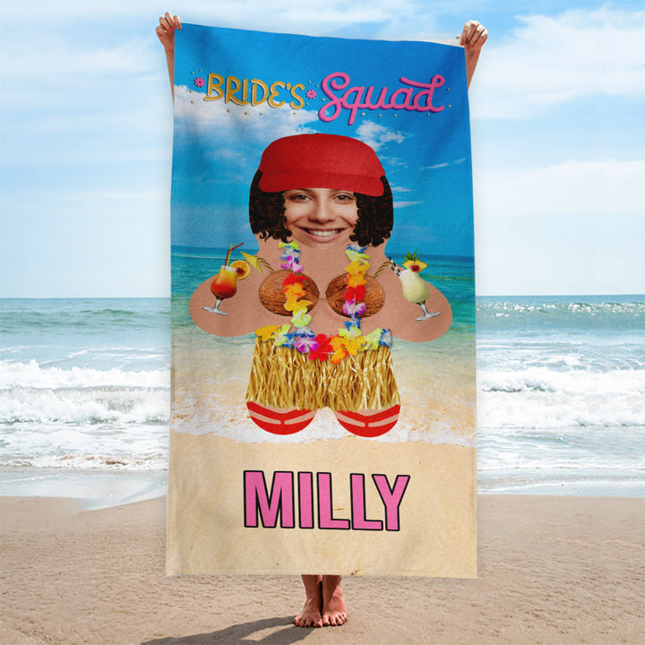 Create Your Own Mini Me™ - Personalised Lightweight, Microfibre Beach Towel - 150cm x 75cm