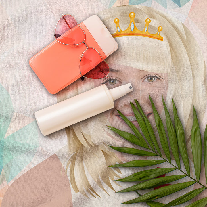 Create Your Own Mini Me™ - Personalised Lightweight, Microfibre Beach Towel - 150cm x 75cm