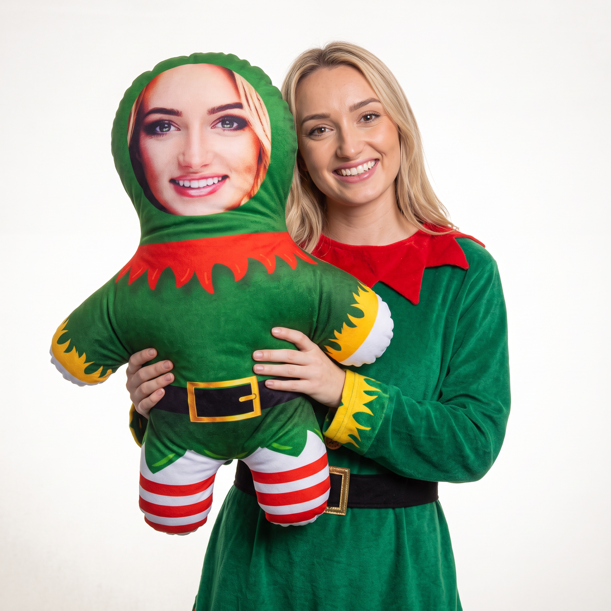 Elf Doll! - large 80cm Mini Me held by its owner