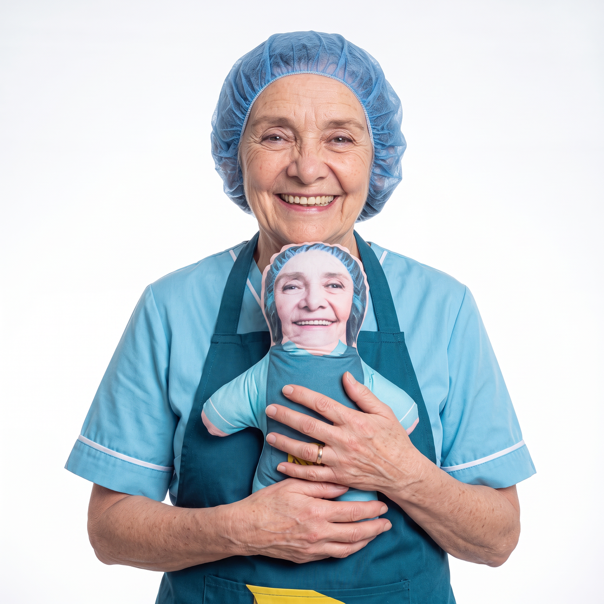 Cleaner - small 26cm Mini Me held by its owner