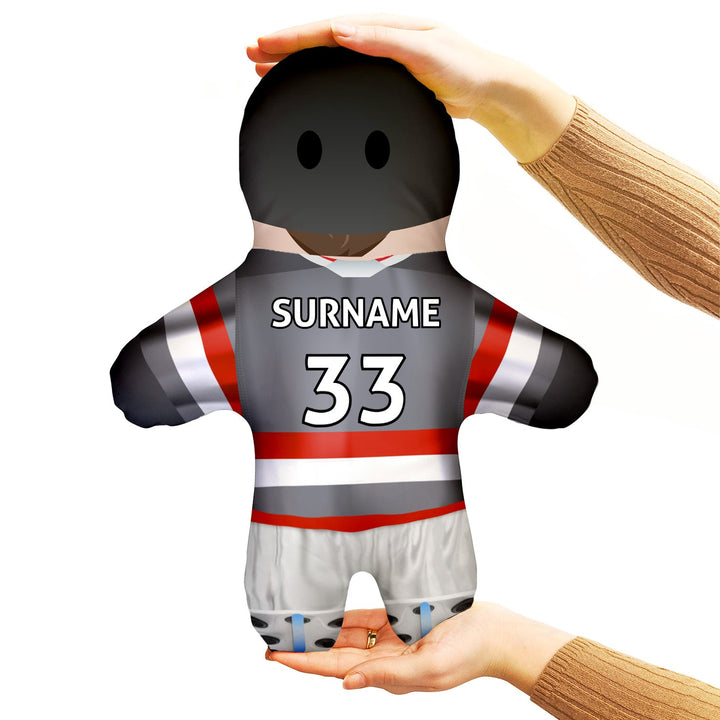 Ice Hockey Player - Custom - Mini Me Personalised Doll