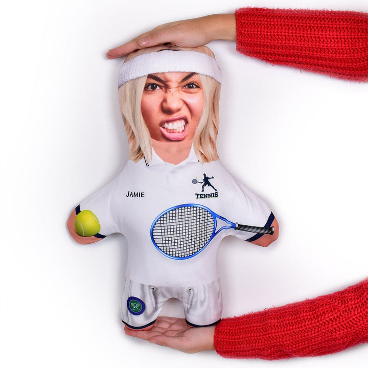 Tennis Player - Choose Your Hair - Personalised Mini Me Doll
