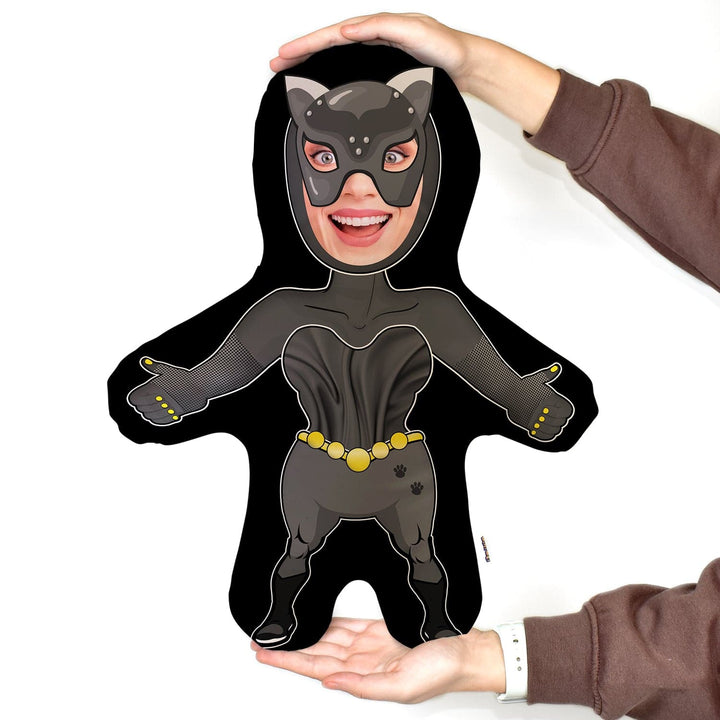 Cartoon Cat Girl Super Hero - Personalised Mini Me Doll