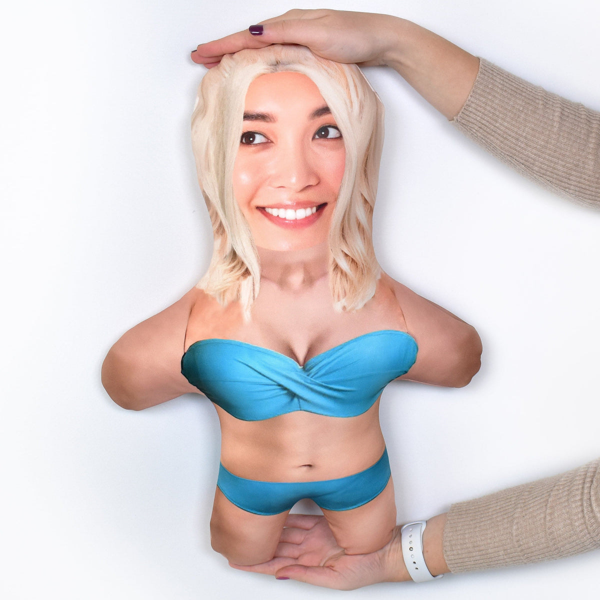 Bikini Real - Blue - 4 Variations - Personalised Mini Me Doll