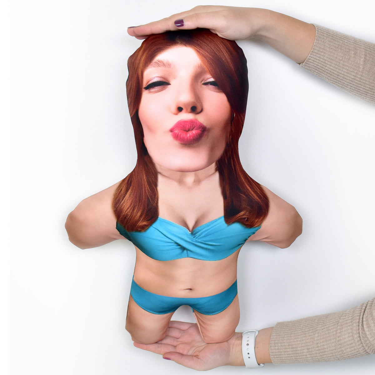 Bikini Real - Blue - 4 Variations - Personalised Mini Me Doll