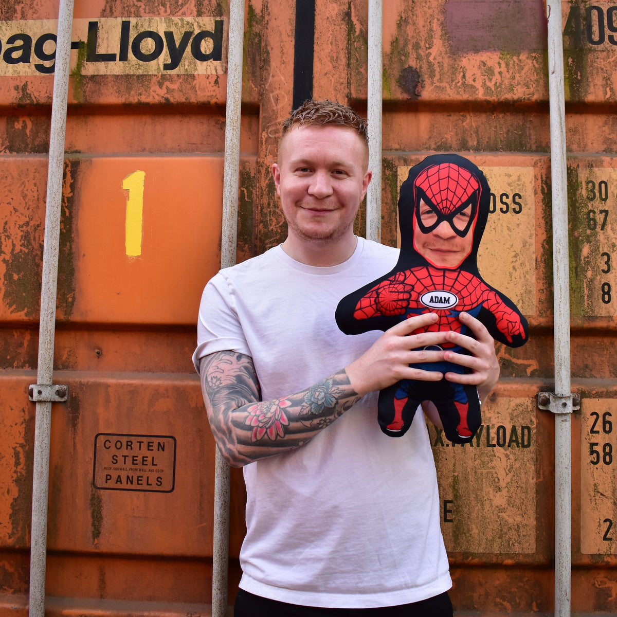 Cartoon Spider Boy Super Hero - Personalised Mini Me® Doll