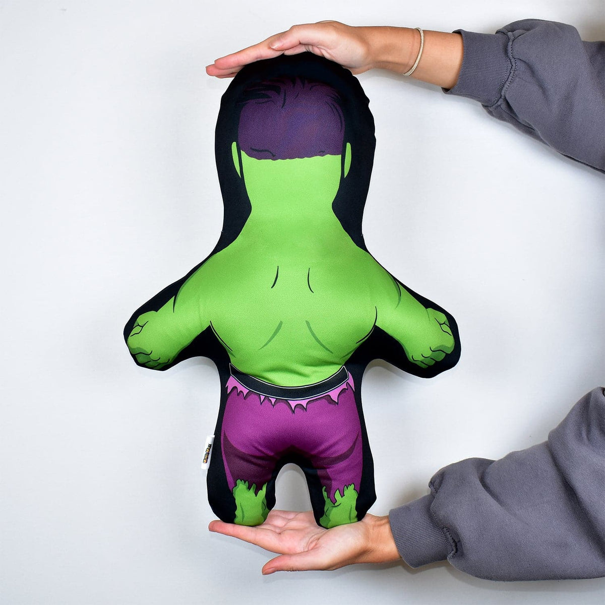 Cartoon Green Super Hero - Personalised Mini Me Doll