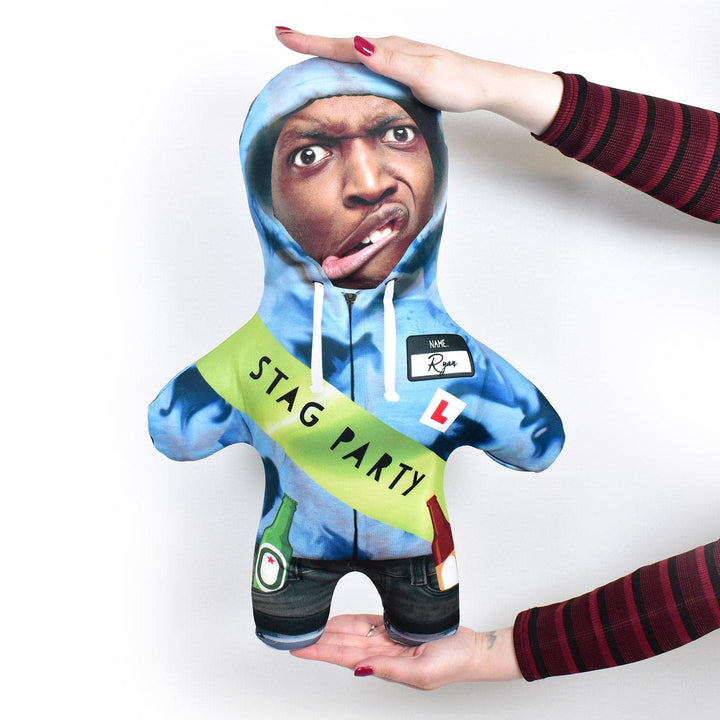 Stag Party - Blue Hoodie - Personalised Mini Me Doll