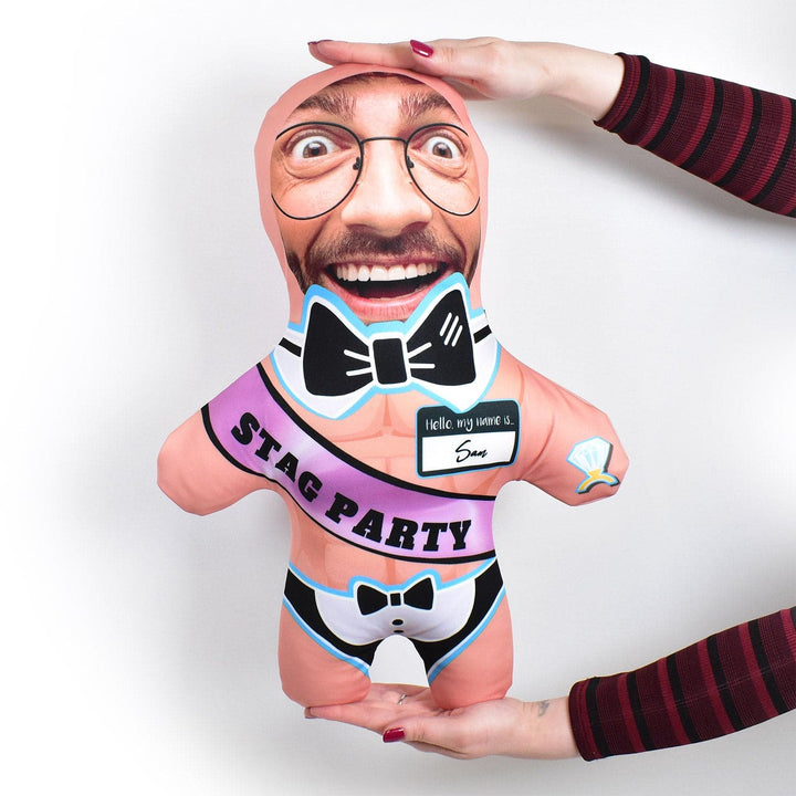 Stag Party Butler - Pick Your Skin Colour - Personalised Mini Me Doll