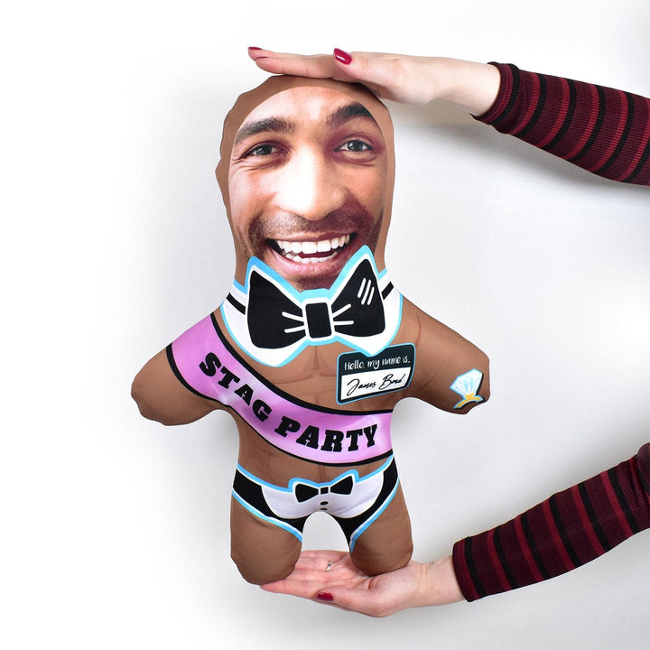 Stag Party Butler - Pick Your Skin Colour - Personalised Mini Me Doll