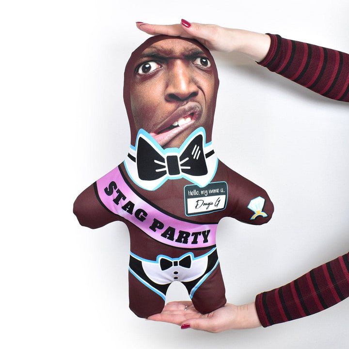 Stag Party Butler - Pick Your Skin Colour - Personalised Mini Me Doll