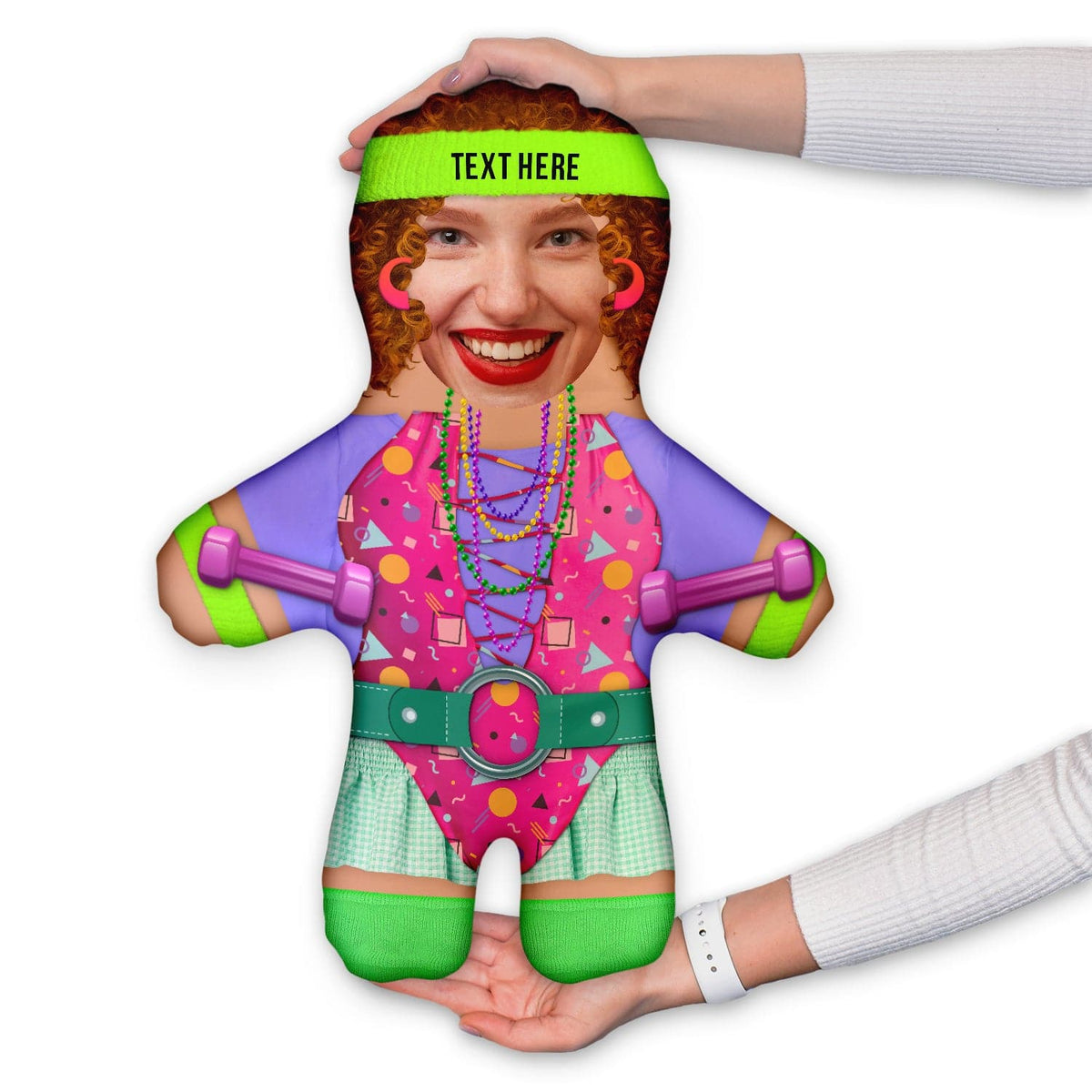 retro fitness mini me doll