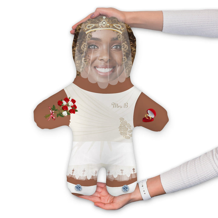Wedding Dress - Custom Bride - Personalised Mini Me Doll