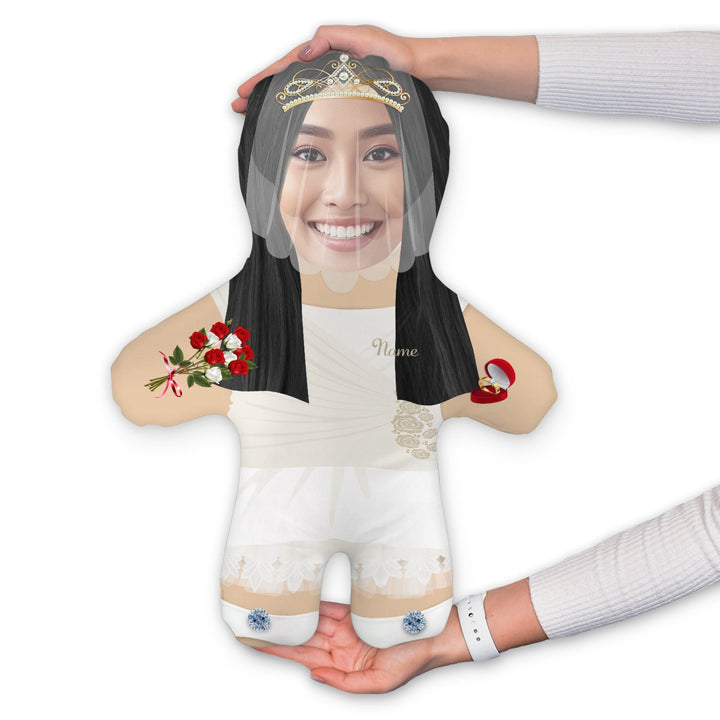 Wedding Dress - Custom Bride - Personalised Mini Me Doll