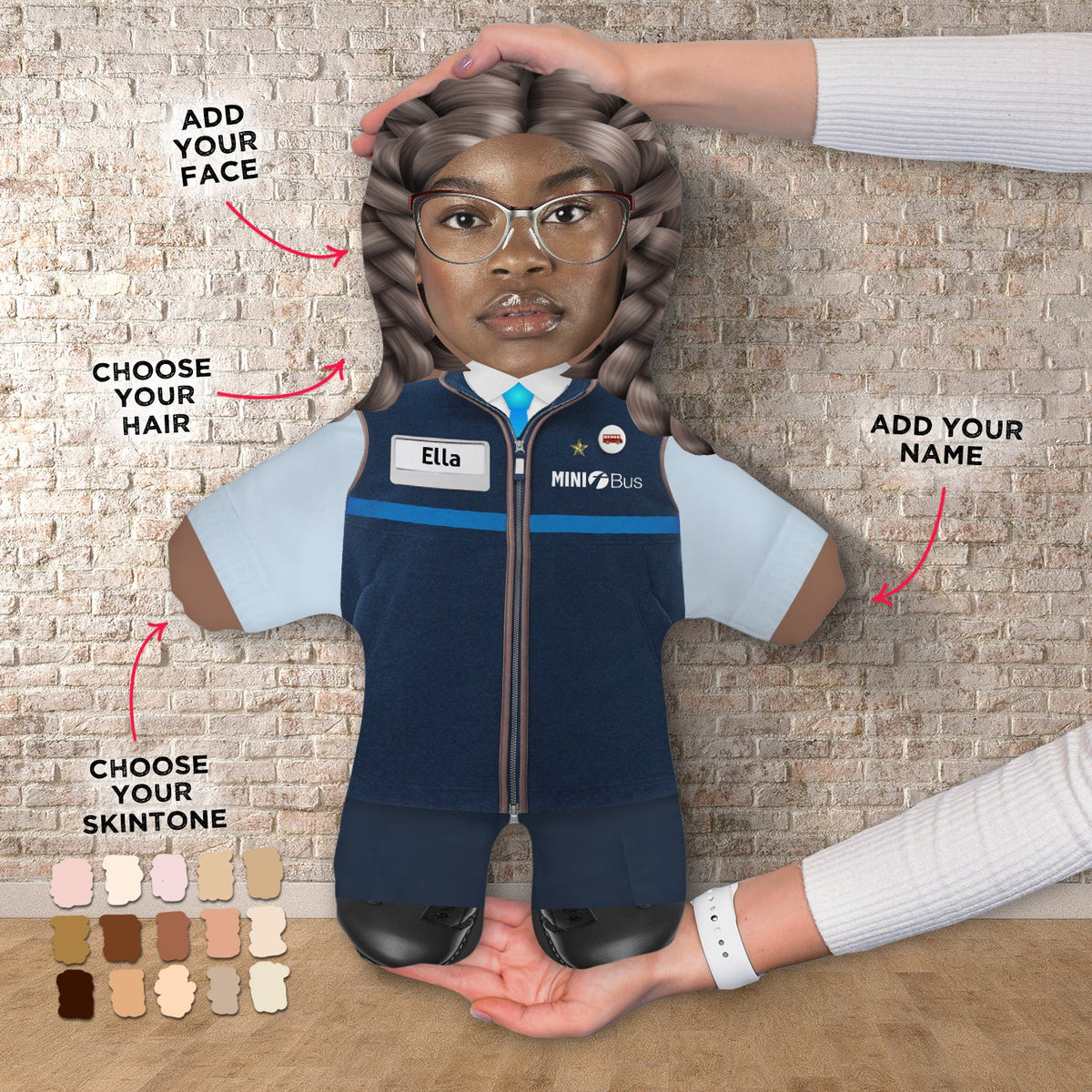 Bus Driver - Mini Me Personalised Doll