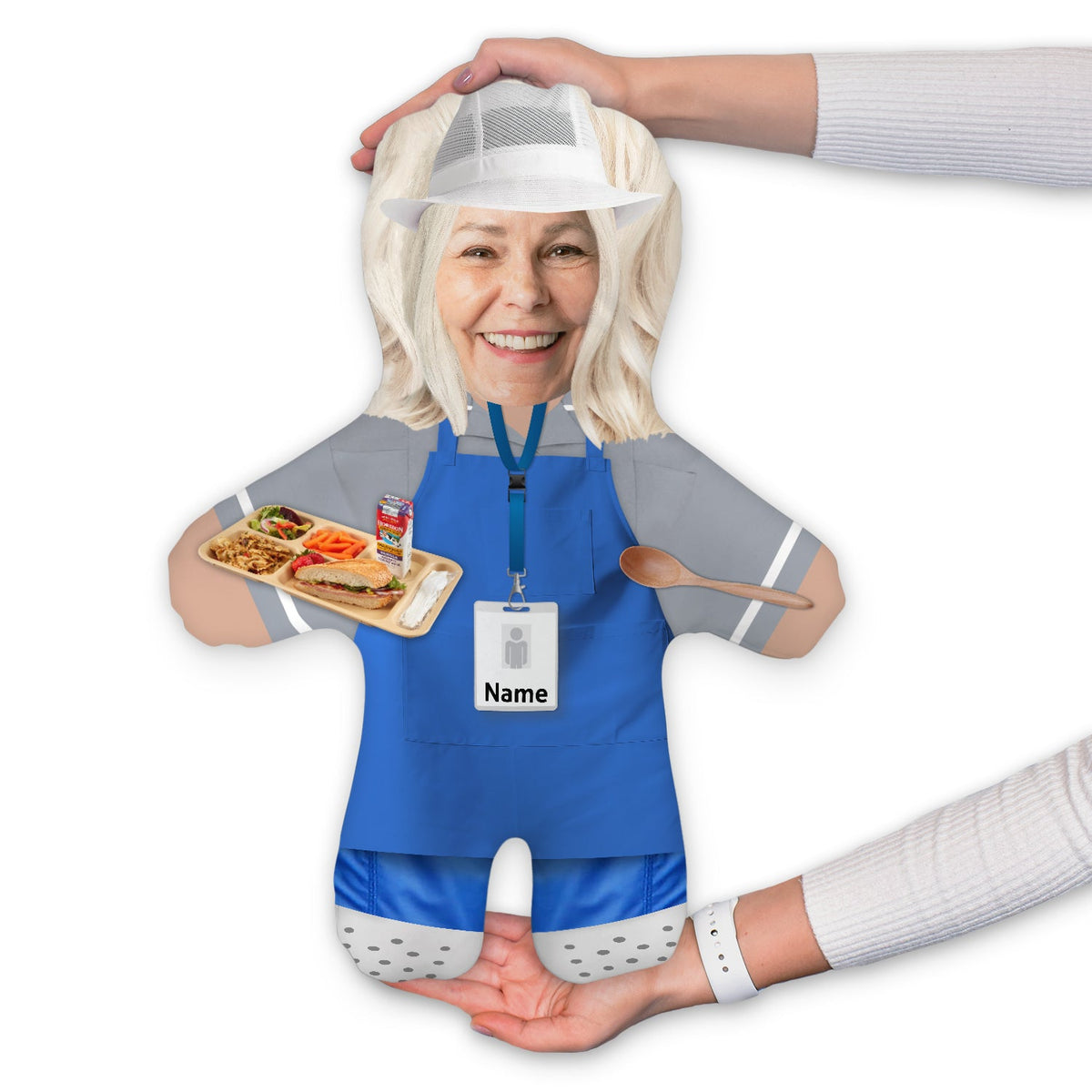 Dinner Lady Or Man - Mini Me Personalised Doll