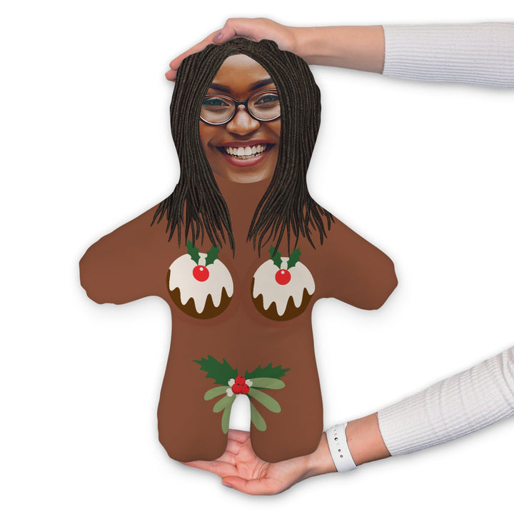 Naked Christmas Pudding - Custom - Personalised Mini Me Doll