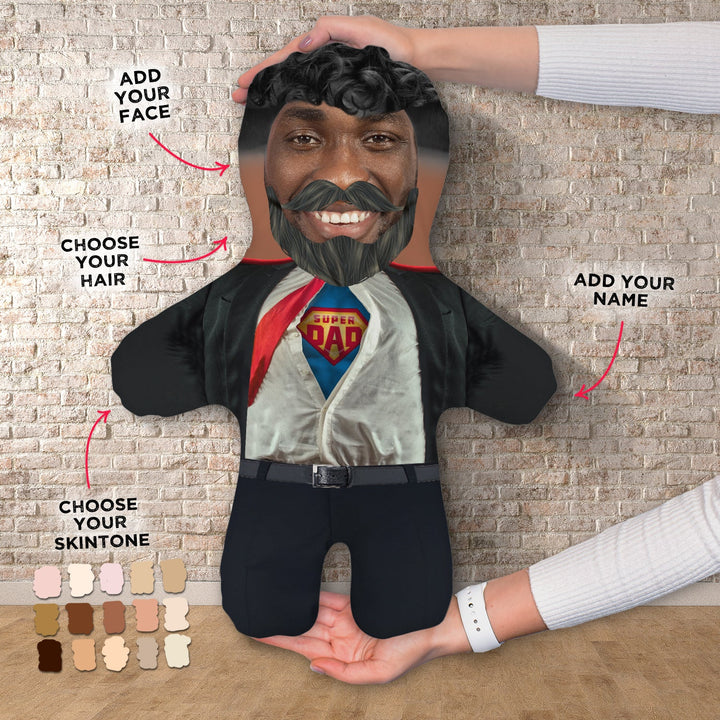 Super Dad - Custom - Personalised Mini Me Doll