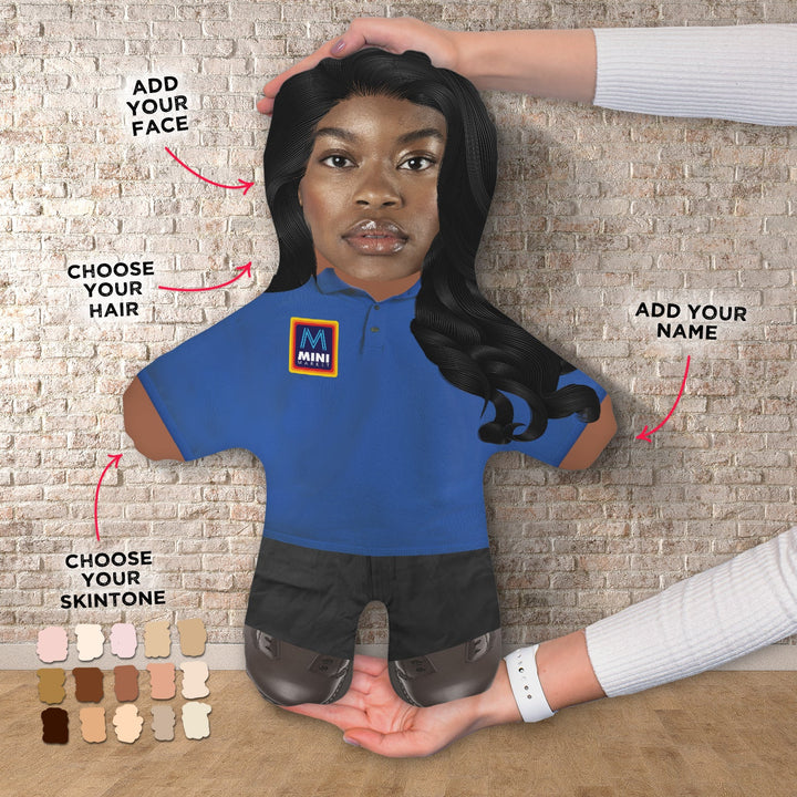 Super Market Worker - Custom - Personalised Mini Me Doll