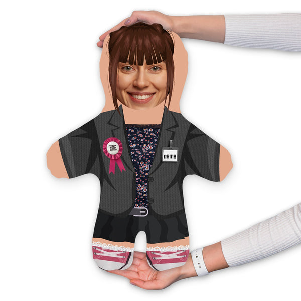 Worlds Best Teacher - Female - Personalised Mini Me® Doll