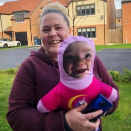 Mini Me Personalised Face Doll