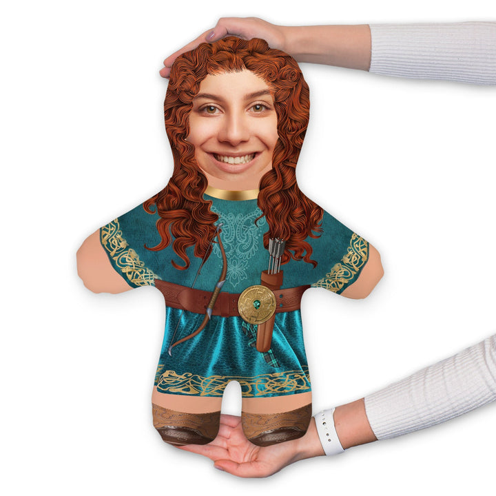 Princess - Teal Dress - Personalised Mini Me Doll