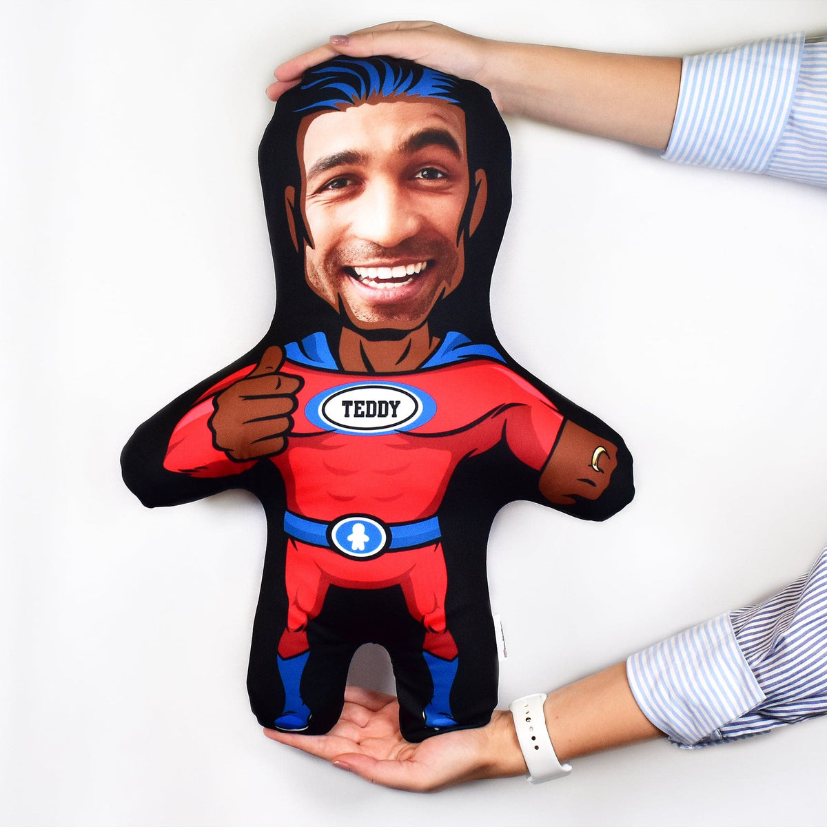 Cartoon Super Hero - 2 Variants - Personalised Mini Me Doll