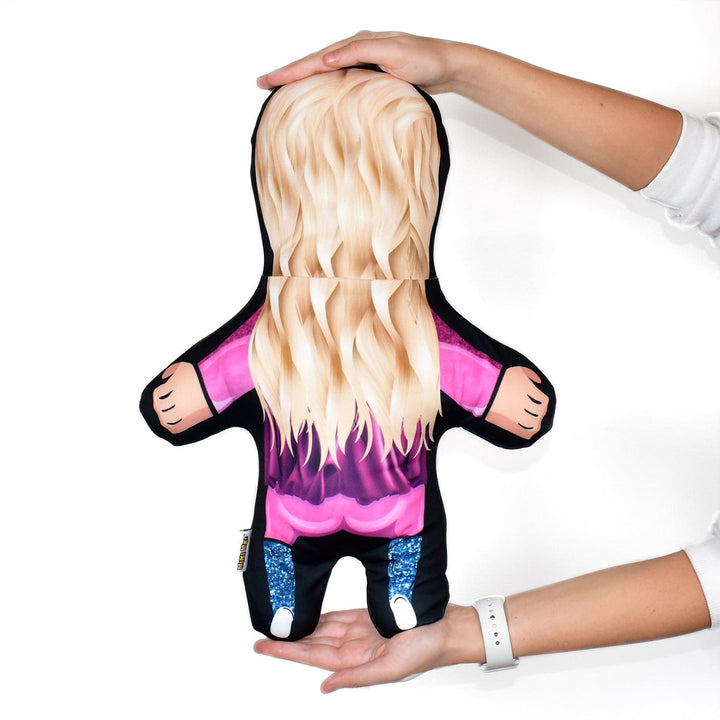 Cartoon Pink Super Hero - Two Variants - Personalised Mini Me Doll