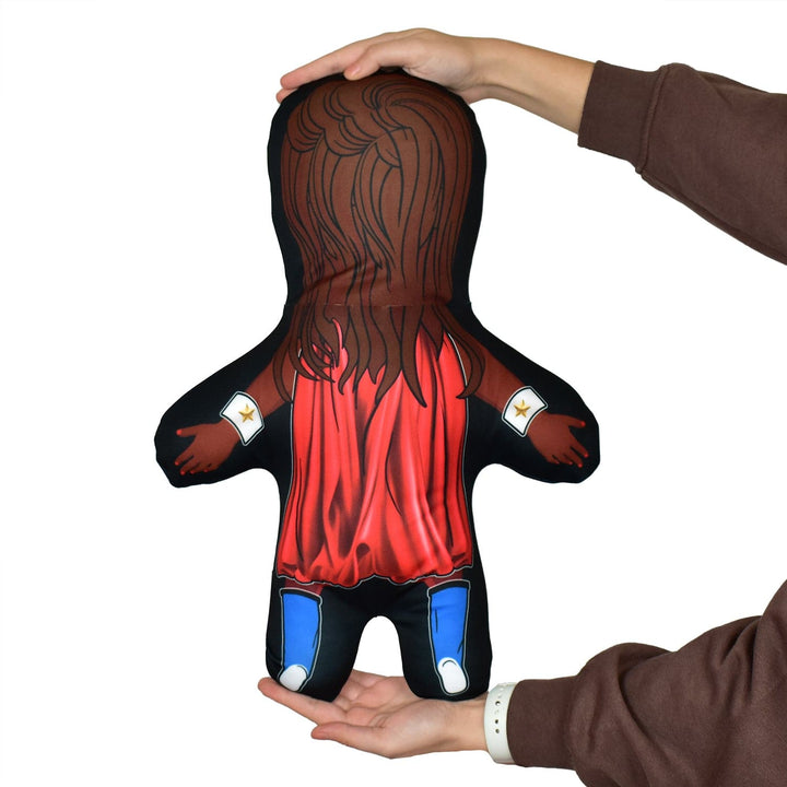 Cartoon Super Girl Hero - Two Variants - Personalised Mini Me Doll