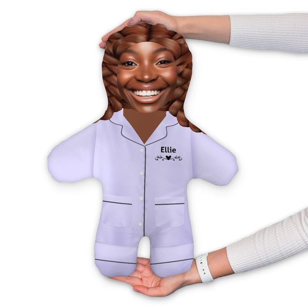 Purple PJ Set - Custom - Personalised Mini Me Doll